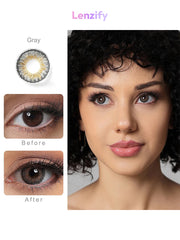 Misty Grey Gold Three Tone