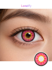 Purple Pink Contact Lens