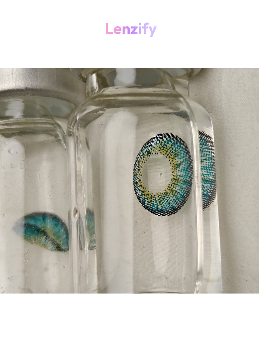 Aqua Marine Plano Contact Lens
