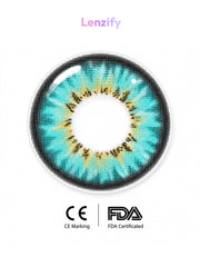 Aqua Marine Plano Contact Lens