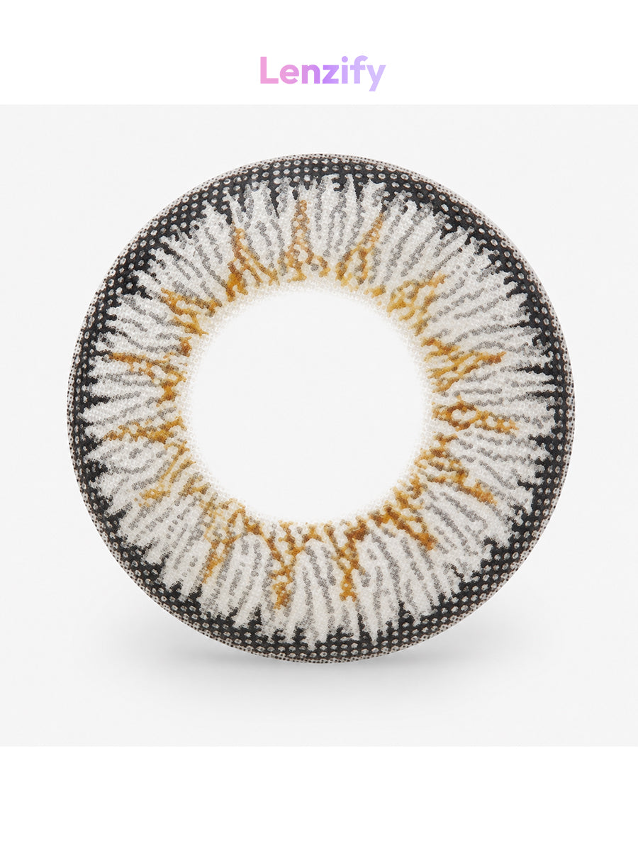 Expressive Gray Contact Lens
