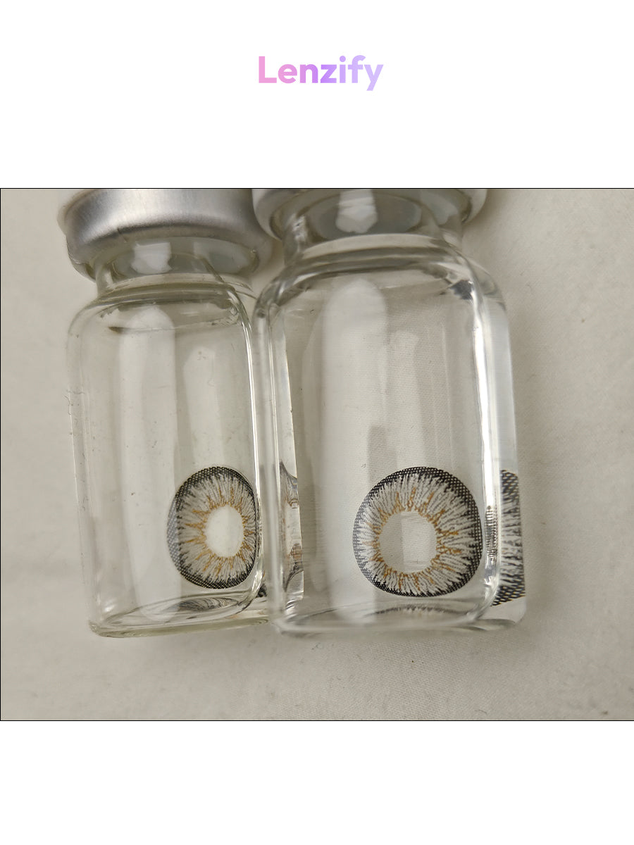 Expressive Gray Contact Lens