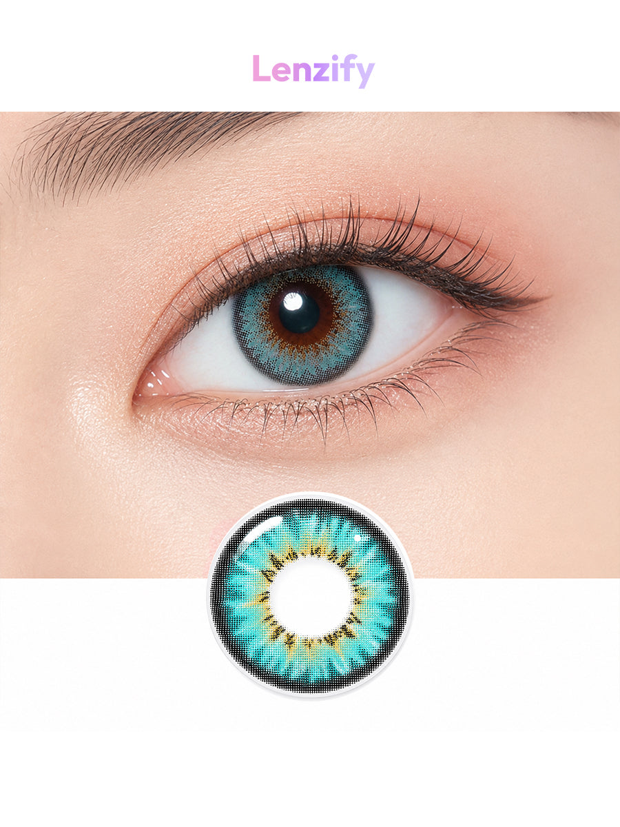 Aqua Marine Plano Contact Lens