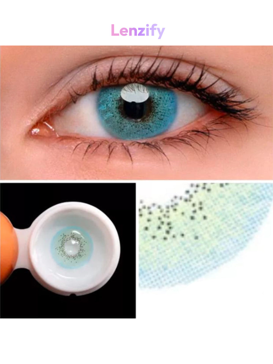 Ocean Blue Contact Lens