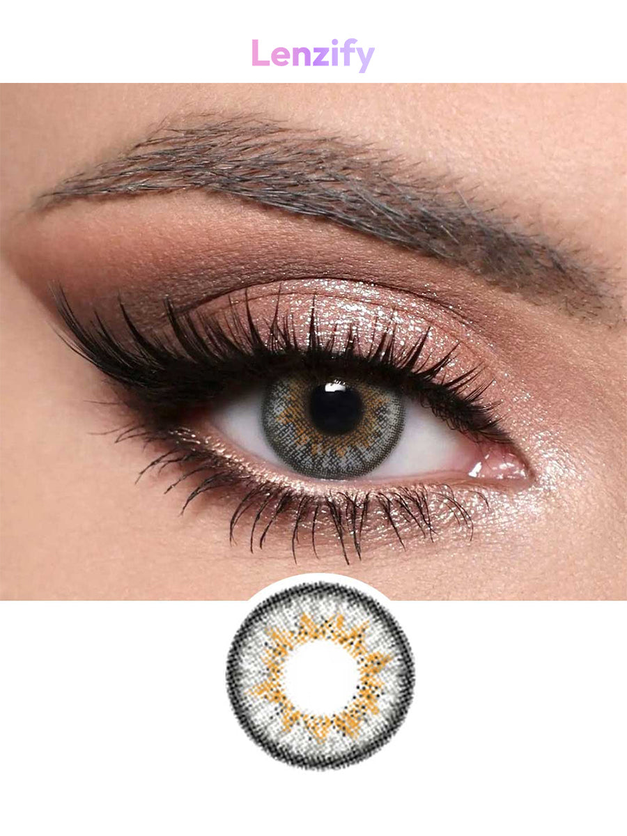Mystic Amber Gray Contact Lens
