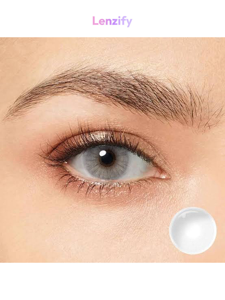 Natural Cool Gray Contact Lens - Bella Lens