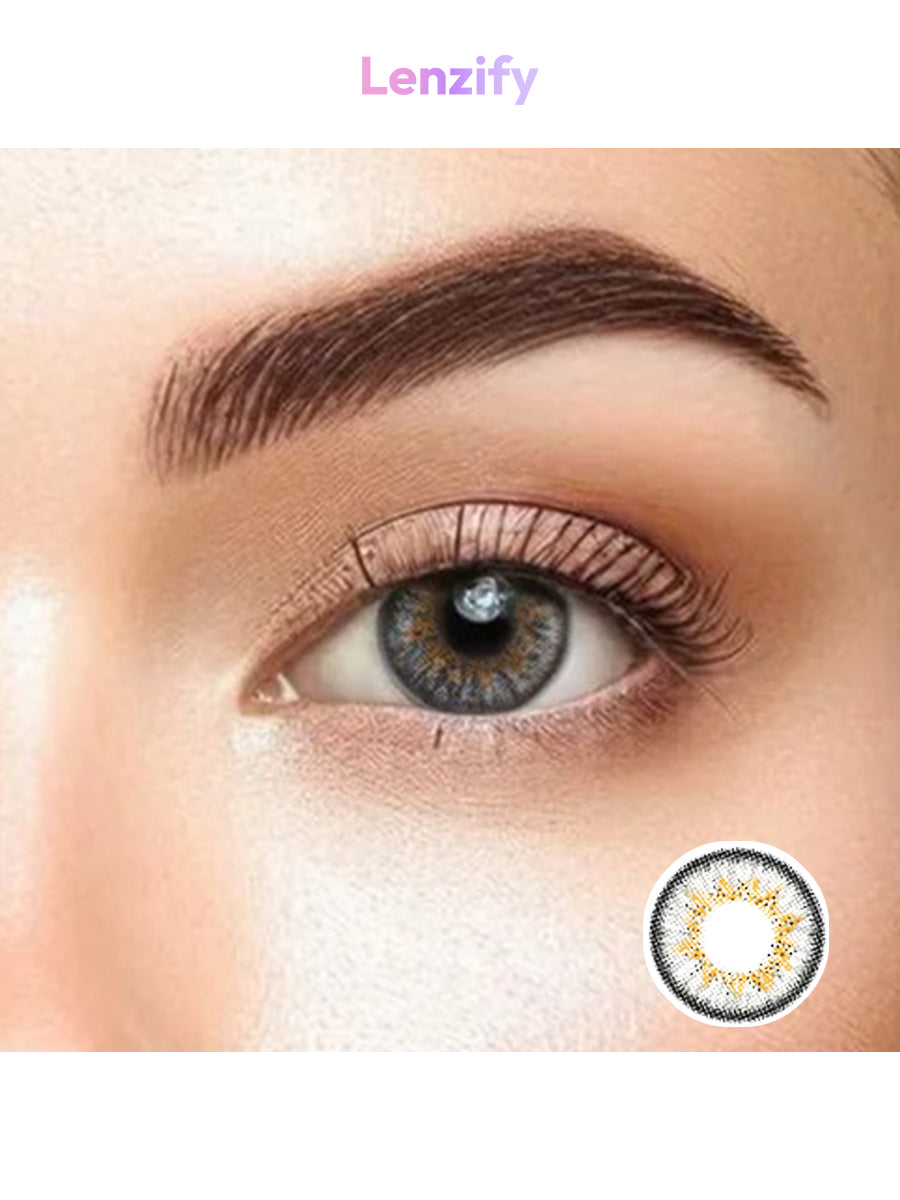 Mystic Amber Gray Contact Lens