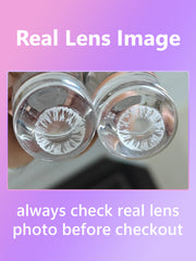 Icy Flare White Contact lens