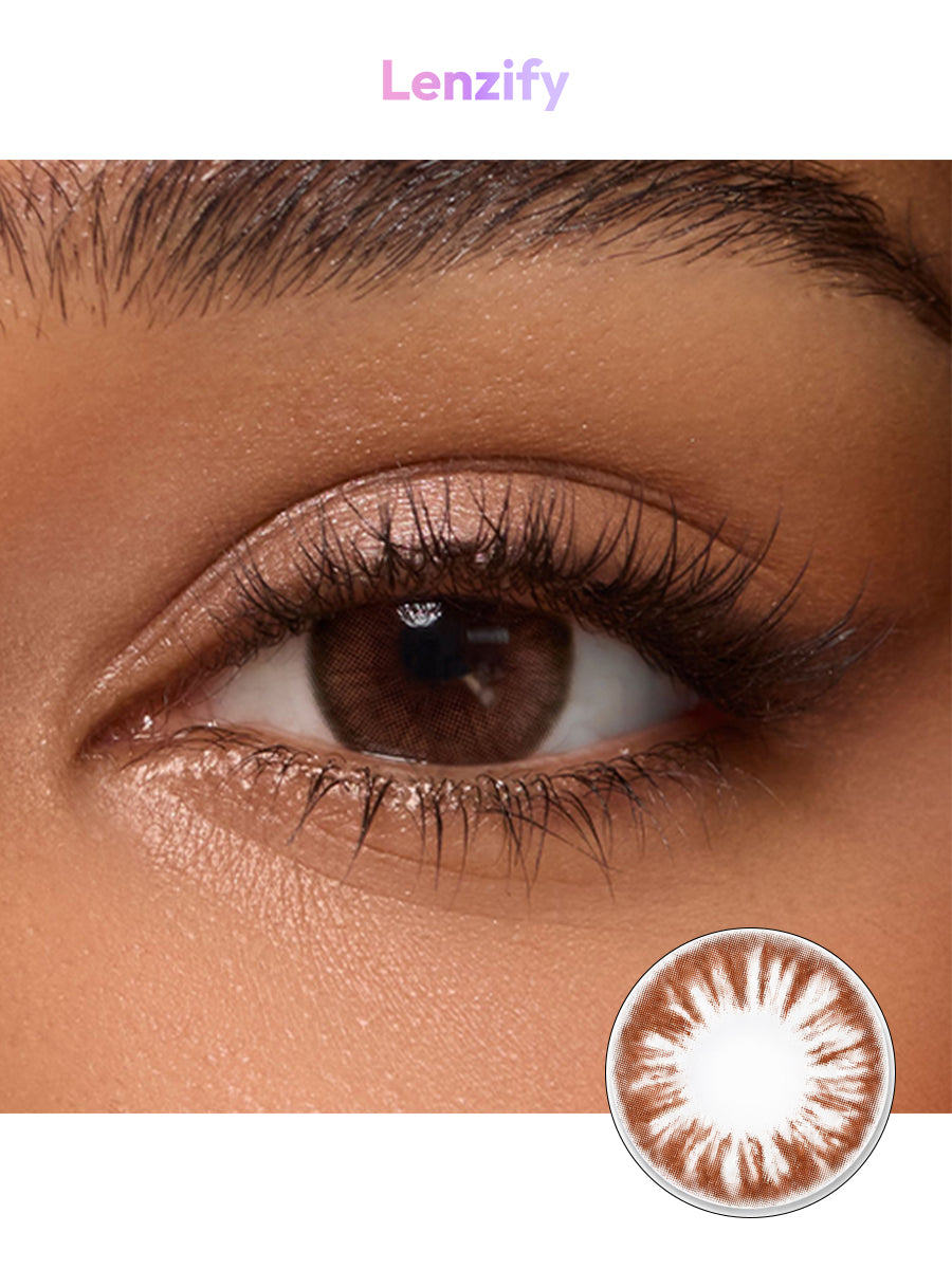 Flare Brown Contact Lenses