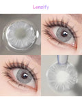 Icy Flare White Contact lens