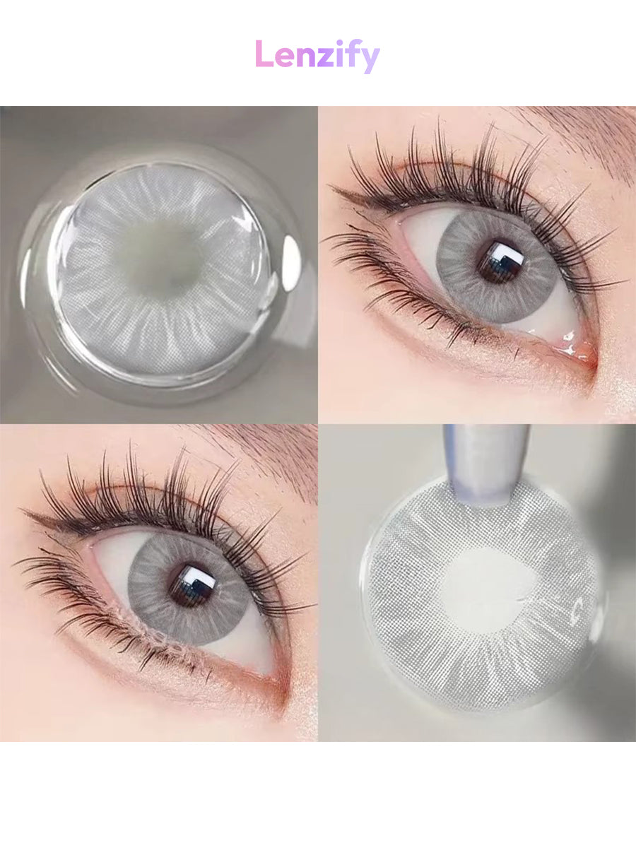 Icy Flare White Contact lens