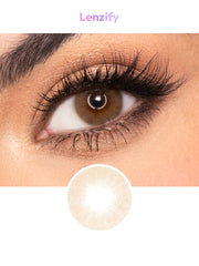 Hazel Beige Contact Lens - Bella Lens